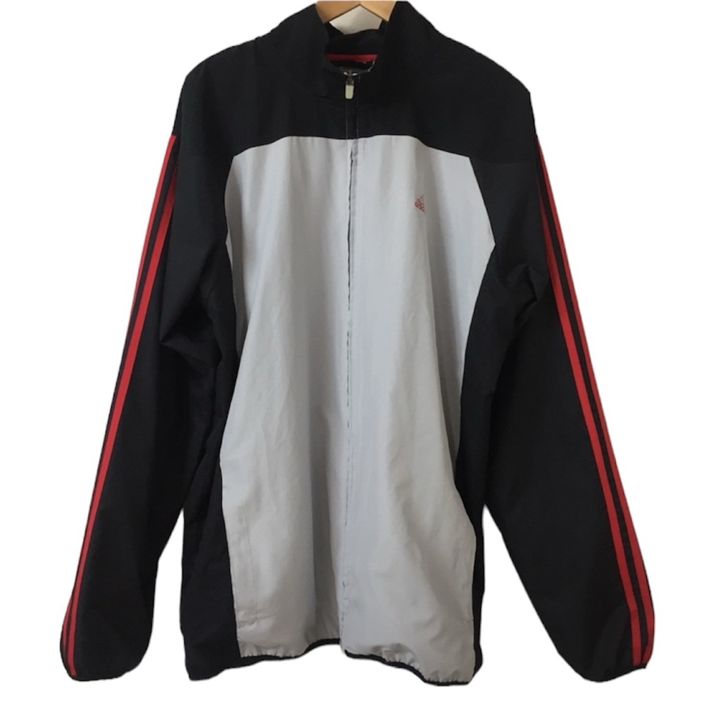 ADIDAS Full Zip Windbreaker Jacket Size L